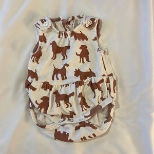 Kate Quinn Dog Print Bubble Romper
